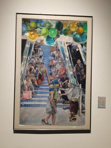 作者：叶侨 作品名称：乘凉 指导教师：王硕